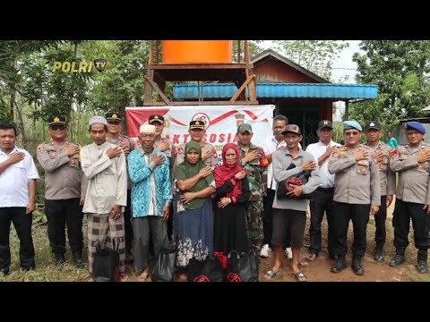 POLRES KAPUAS INISIASI BEDAH RUMAH DAN PEMBUATAN SUMUR BOR