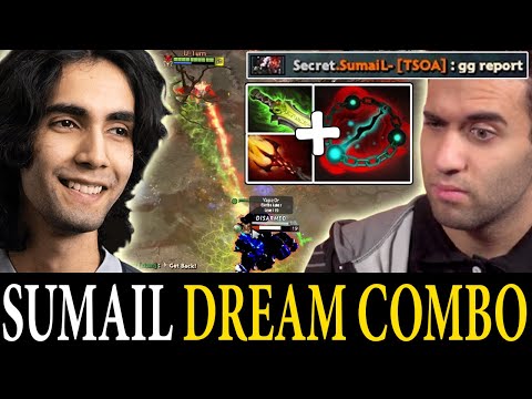 SECRET.SUMAIL TRYING DREAM COMBO AGAINST YOUR TEAMMATE SECRET.YAPZOR | Dota 2 Pro Players Clips