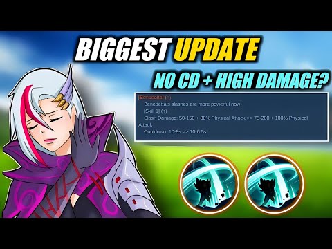 BENEDETTA'S BIGGEST UPDATE! 😱 SKILL 1 INSANE DAMAGE + NO CD?? | THANK YOU MOONTON! | BENEDETTA BUFF
