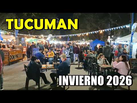 RECORRIENDO LAS FERIAS DE TUCUMAN | PARQUE AVELLANEDA |  GASTRONOMIA Y ARTESANOS | INVIERNO 2026
