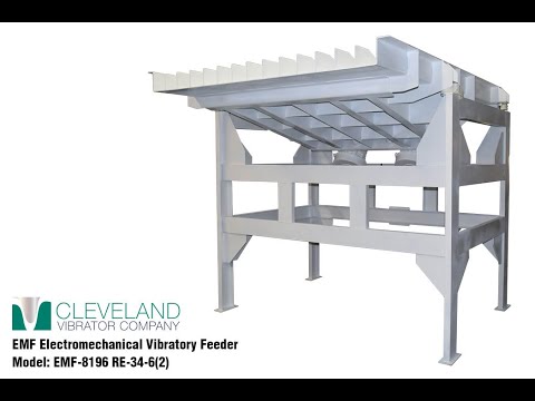 Electromechanical Vibratory Feeder for Feeding Shredded Milk Jugs - Cleveland Vibrator Co.