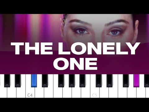 Alice Deejay - The Lonely One (piano tutorial)