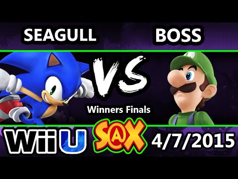 S@X - NS | Seagull (Sonic) Vs. WS | Boss (Luigi) SSB4 Winners Finals - Smash Wii U - Smash 4