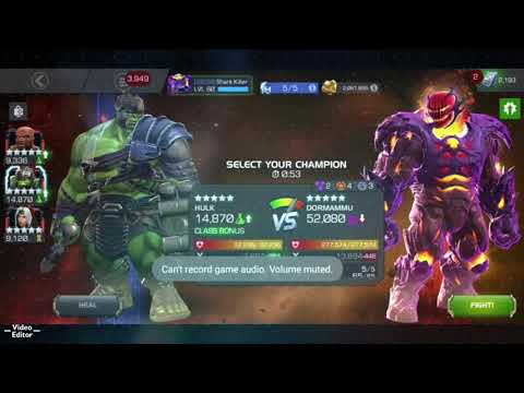 AQ MAP 6(DAY 5) Gladiator hulk VS Dormammu With starburst and spite nodes