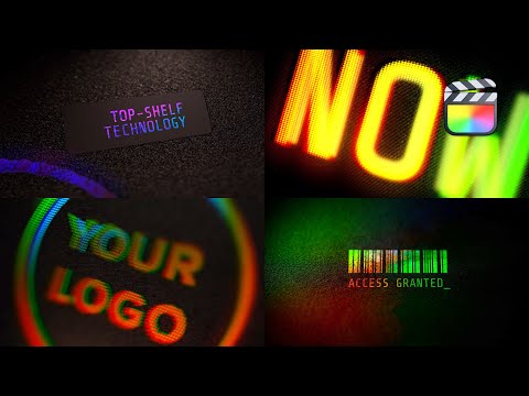 Digital Logo Modular Template for Final Cut Pro — MotionVFX