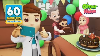 Download lagu Omar & Hana Compilation 1 Hour | Islamic Series & Songs For Kids | Omar & Hana English mp3
