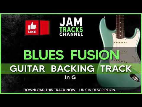 Blues Fusion Guitar Backing Track in G (Robben Ford Style)