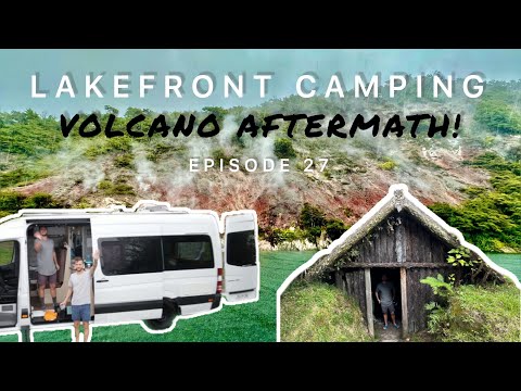 WE VISIT A BURIED VILLAGE!! - EPISODE 27 - ROTORUA NEW ZEALAND - FULL TIME VAN LIFE TRAVEL