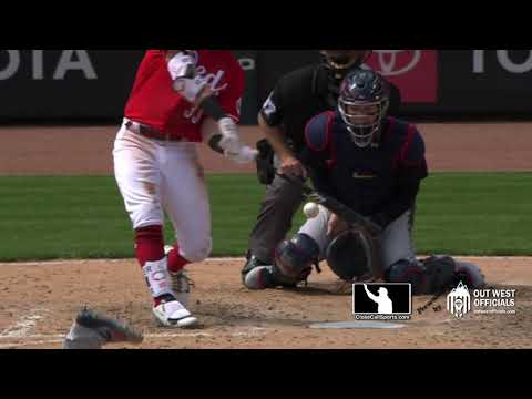 Ejection 012 - Crew Chief Bill Welke Ejects Reds Starter Wade Miley After Foul Tip No-Call