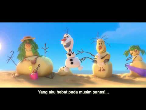 Olaf di Musim Panas dengan lirik - Frozen HD