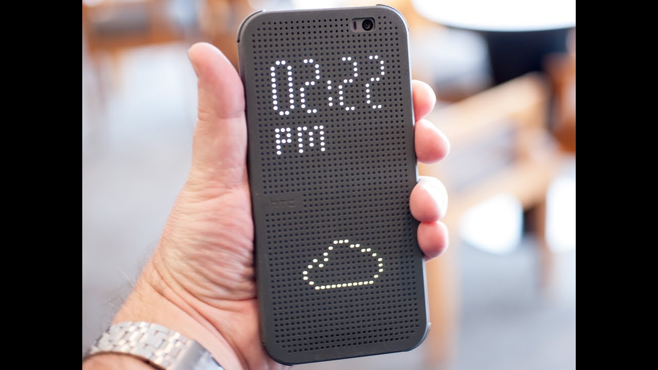Dot View Case for the HTC One M8 - YouTube