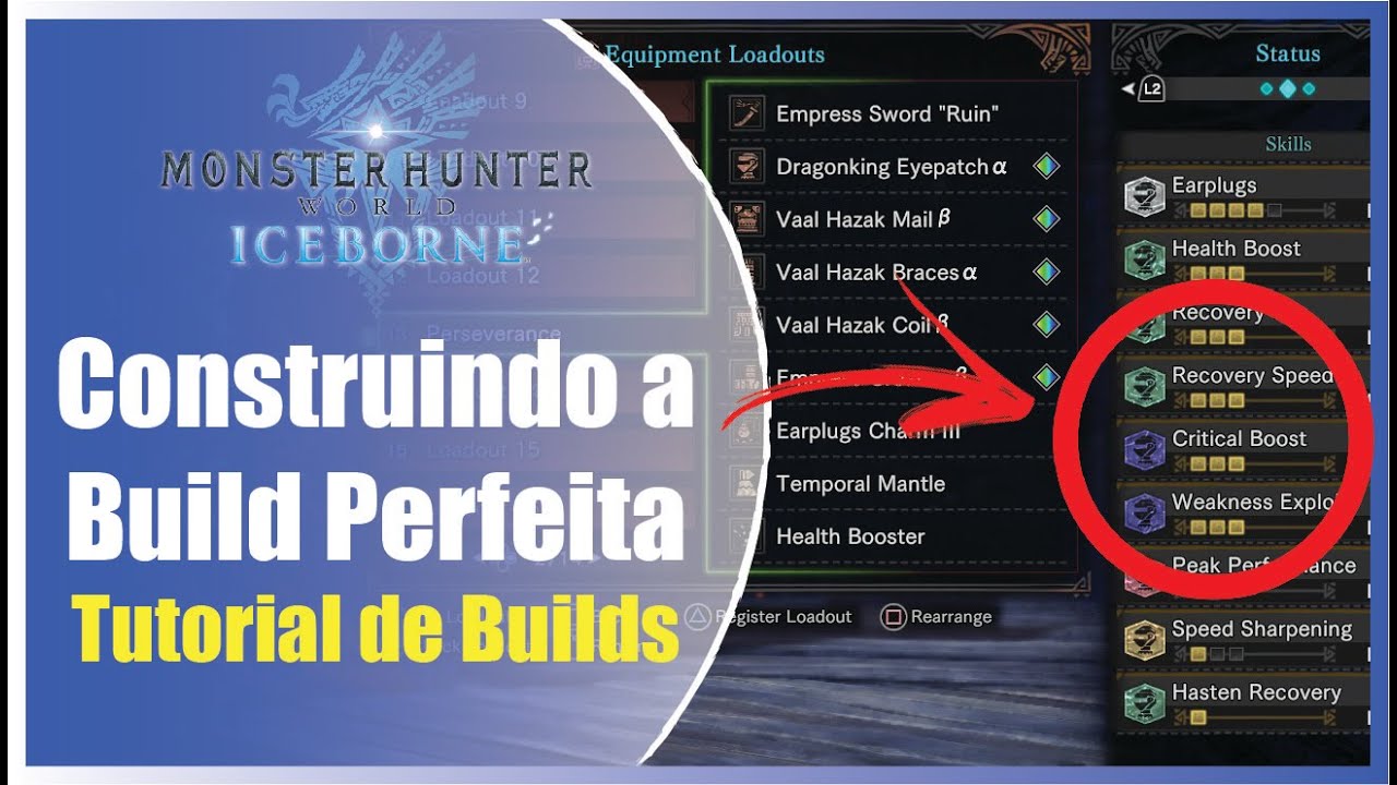 MHWI - Explicando: Como monto minhas builds?