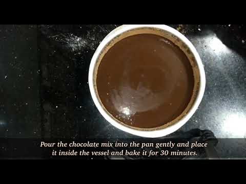 Easy Chocolate Cake | Chocolate cake without oven | Simple cake recipe in Tamil with Eng. subtitle