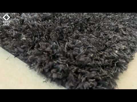 thumbnail video image 2 of Alfombra Creativa Hogar Shany Shag Gris Oxford 1.60 x 2.30 m, 2 of 5