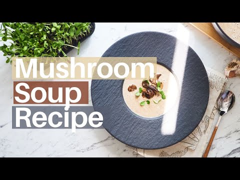 Creamy Mushrooms soup | Easy recipe