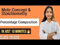 Percentage Composition Class 10 ICSE Chemistry Mole Concept Tapur Omar Boards Chemistry