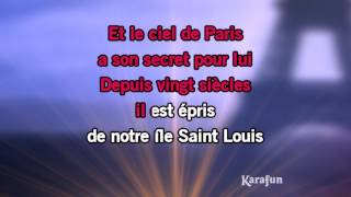 Karaoké Sous le ciel de Paris - Edith Piaf *