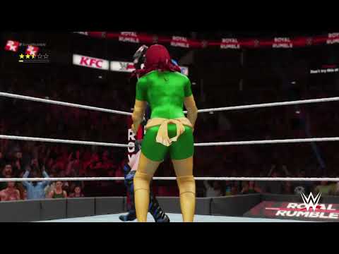 WWE 2K18 - Matsuda Akira VS Jean Grey + Women's Television Championship