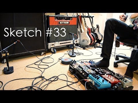 Sketch #33 - Using an expression knob with the Strymon BigSky Reverberator
