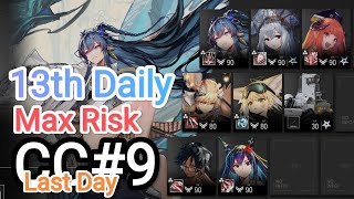 [Arknights] CC#9 13th Daily Day 14 [Last  Day] Max Risk [15 Risk]