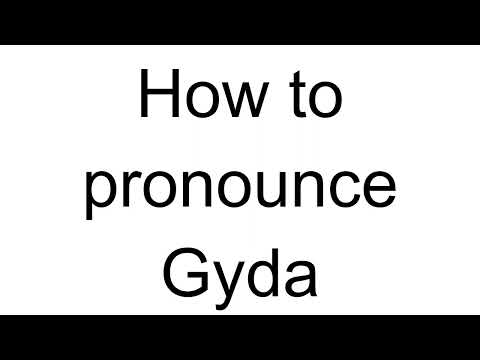 How to Pronounce Gyda (Danish)
