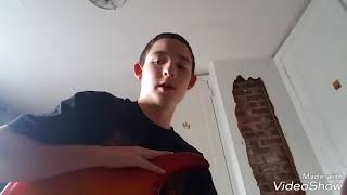 How to play agnostic front crucified on guitar