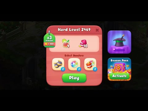 Gardenscapes HARD LEVEL 2469