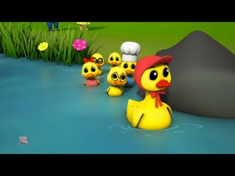 lima bebek kecil | anak-anak bebek lagu | Lagu Anak Anak | Five Little Duck | Junior Squad Indonesia