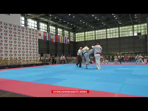 35th IKO EC, 1/4 +90kg, Ali Rashnoo (Germany, aka) - Antonio Tusseau (France)