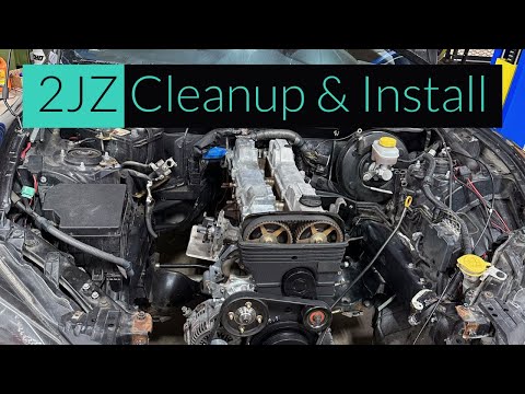 2JZ BRZ Swap - 2JZ is in the car! - Pt. 2
