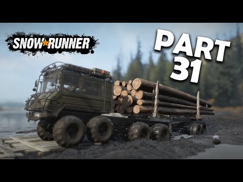 Long Logs Delivery - KRS 58 Bandit Back in Action #SnowRunner Gameplay Walkthrough Part 31