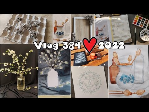 Vlog 384/22 - akvarelové zátiší aj.