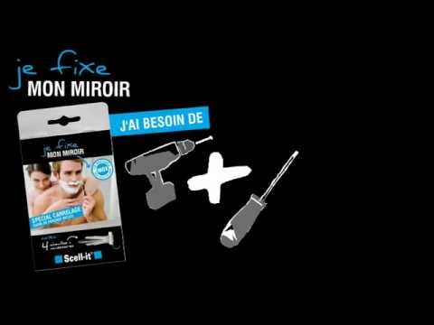 comment poser miroir salle de bain