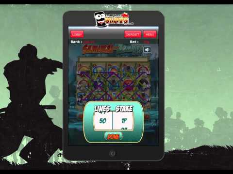 Samurai Vs Zombies Slots - iOS Video Review