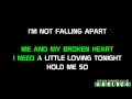 Rixton-Me and my broken heart karaoke lower key ...