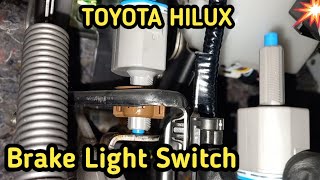 How to replace Brake Light Switch in brake pedal Toyota Hilux