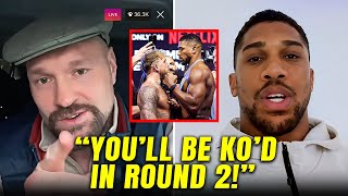 Tyson Fury Warns Anthony Joshua! AJ Intimidates Jake Paul and Promises a Brutal Finish!