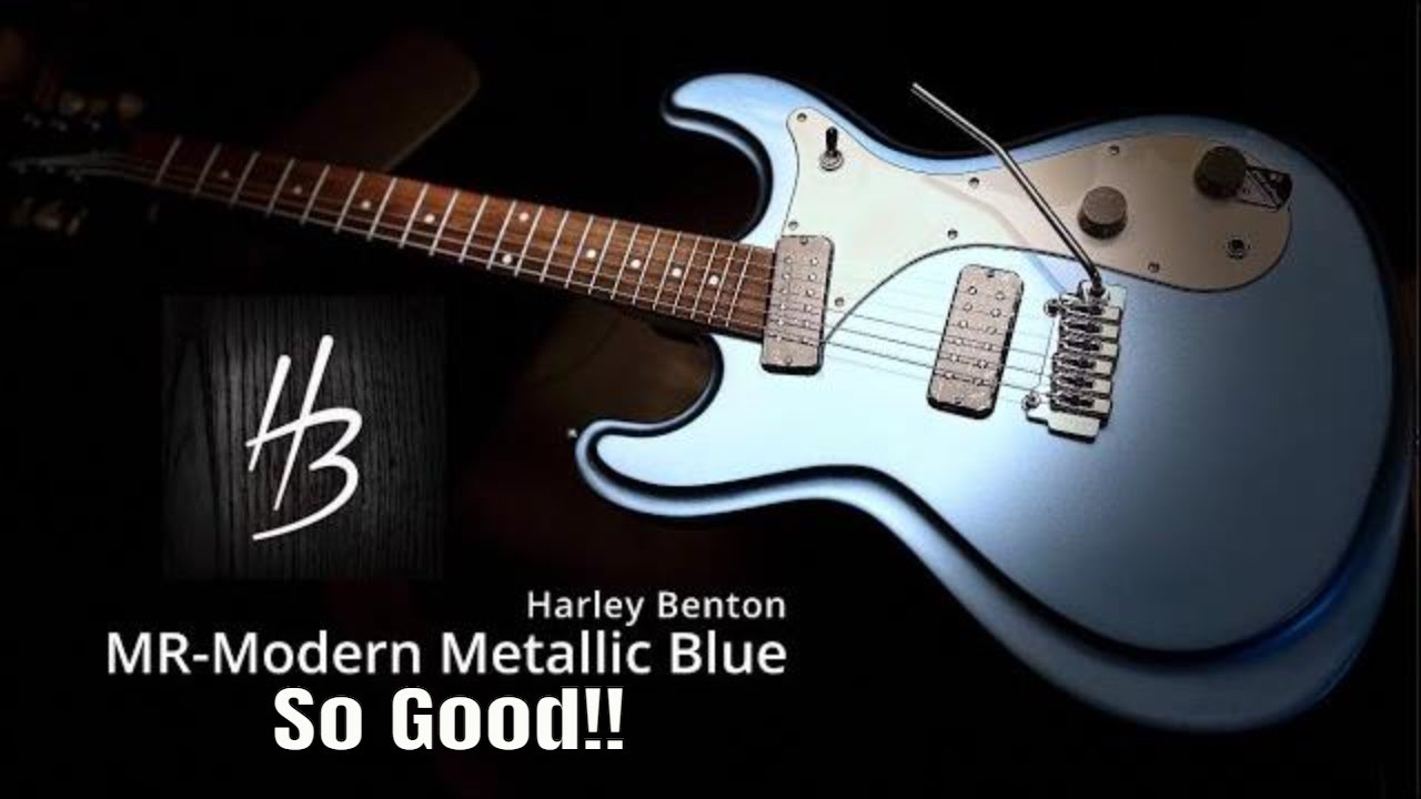 Harley Benton MR Modern Metallic Blue - YouTube