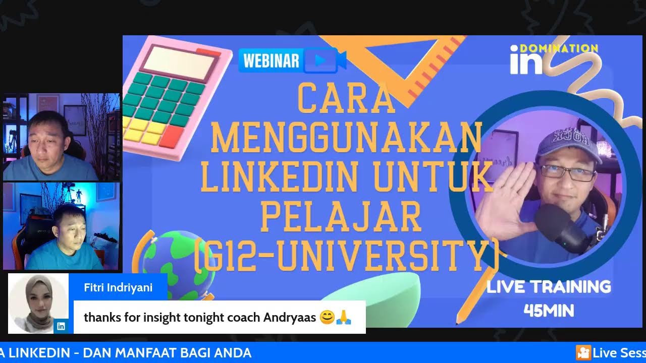 🎦Live Session - CARA KERJA ALGORITMA LINKEDIN - DAN MANFAAT BAGI ANDA