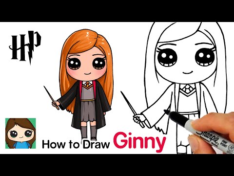 How to Draw Ginny Weasley | Harry Potter
