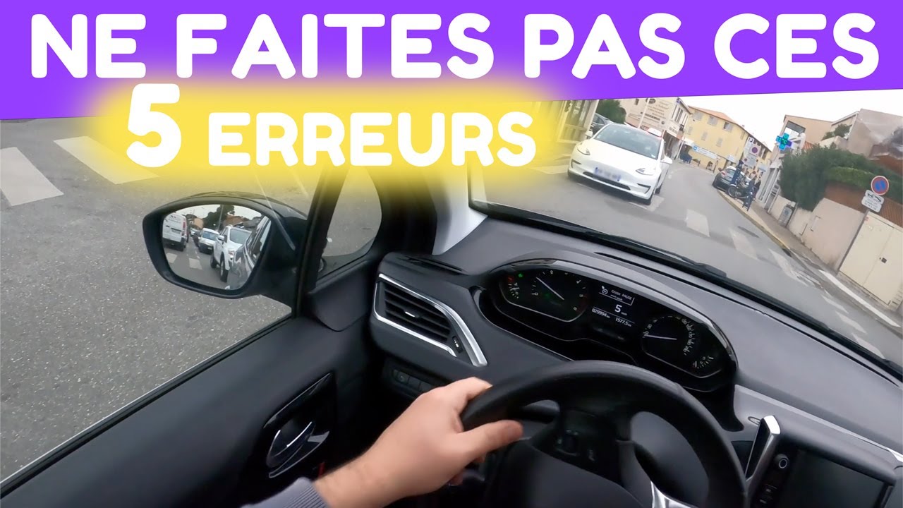 Jeune ou futur jeune conducteur ⚠️ 5 erreurs à ne pas faire en conduite 🚗