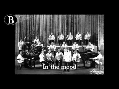 Pippo Barzizza dirige "In the mood" di Joe Garland. Orchestra Cetra, 1939.