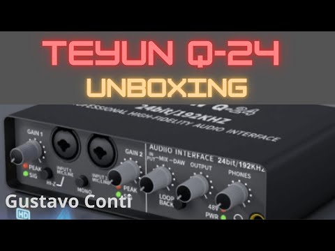 Interface de Áudio Teyun Q24 - Qualidade Profissional para seu Estúdio!