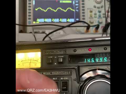 EA3HWU Verificar el  VFO de una  TS-700 del año 1972