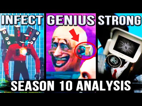 SPEAKERMAN TITAN INFECTED! Skibidi Toilet Episode 30-32 ALL SECRETS & Easter Eggs Season 10 Analysis