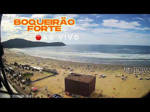 AO VIVO PRAIA GRANDE    - BOQUEIRÃO CANTO DO FORTE - CÂMERA