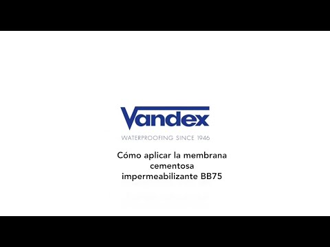 Como aplicar VANDEX BB 75