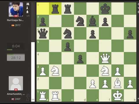 Ganzorig Amartuvshin VS Eduardo Iturrizaga Bonelli 2023-fide-world-cup ROUND 01-02