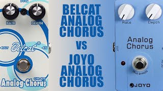 Video thumbnail for Joyo Analog Chorus VS Belcat Analog Chorus by Ryan Lutton