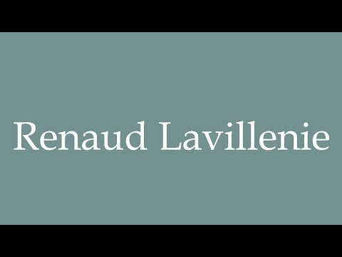 How to Pronounce ''Renaud Lavillenie'' Correctly in French